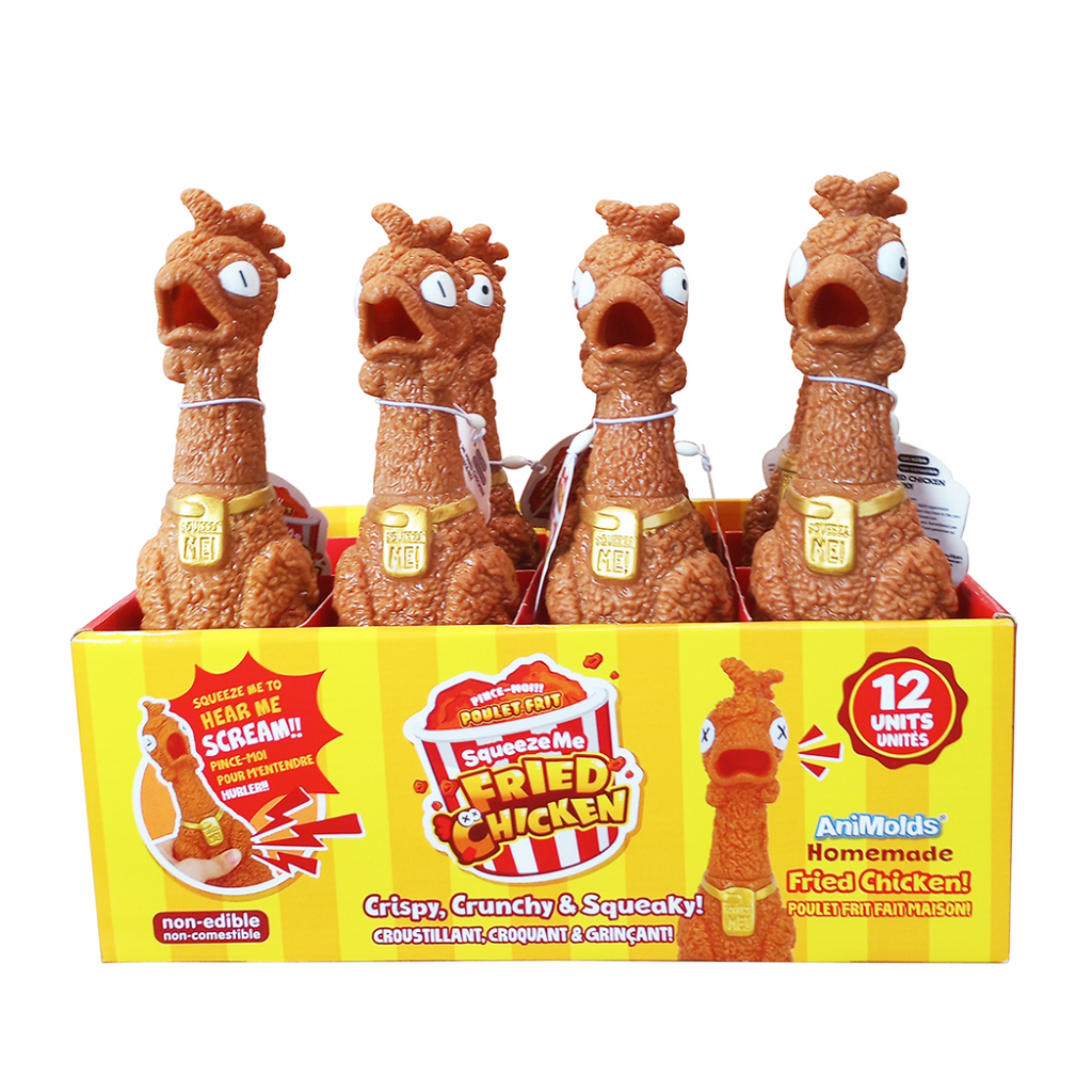 Animolds Squeeze Me Rubber Fried Chicken